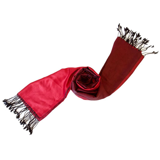 Dark Passion - Silk Reversible Scarf