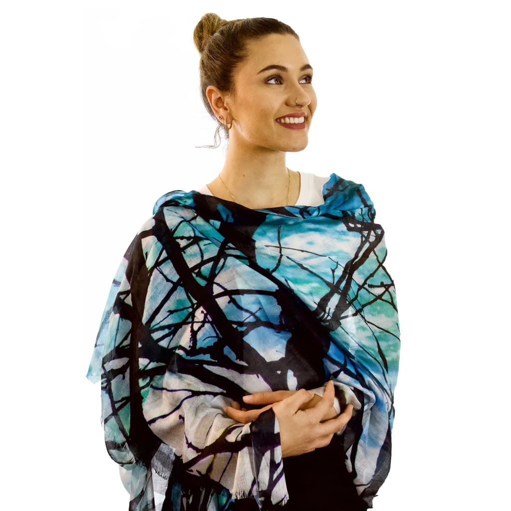 See Through Me | Stradbroke Island - Cashmere Blend Designer Womens Scarf - Cashmere Blend